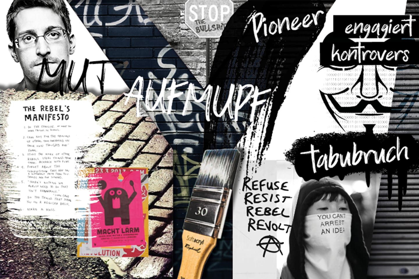 BFGA Werbeagentur Bremen Y Kollektiv | Rebel Moodboard