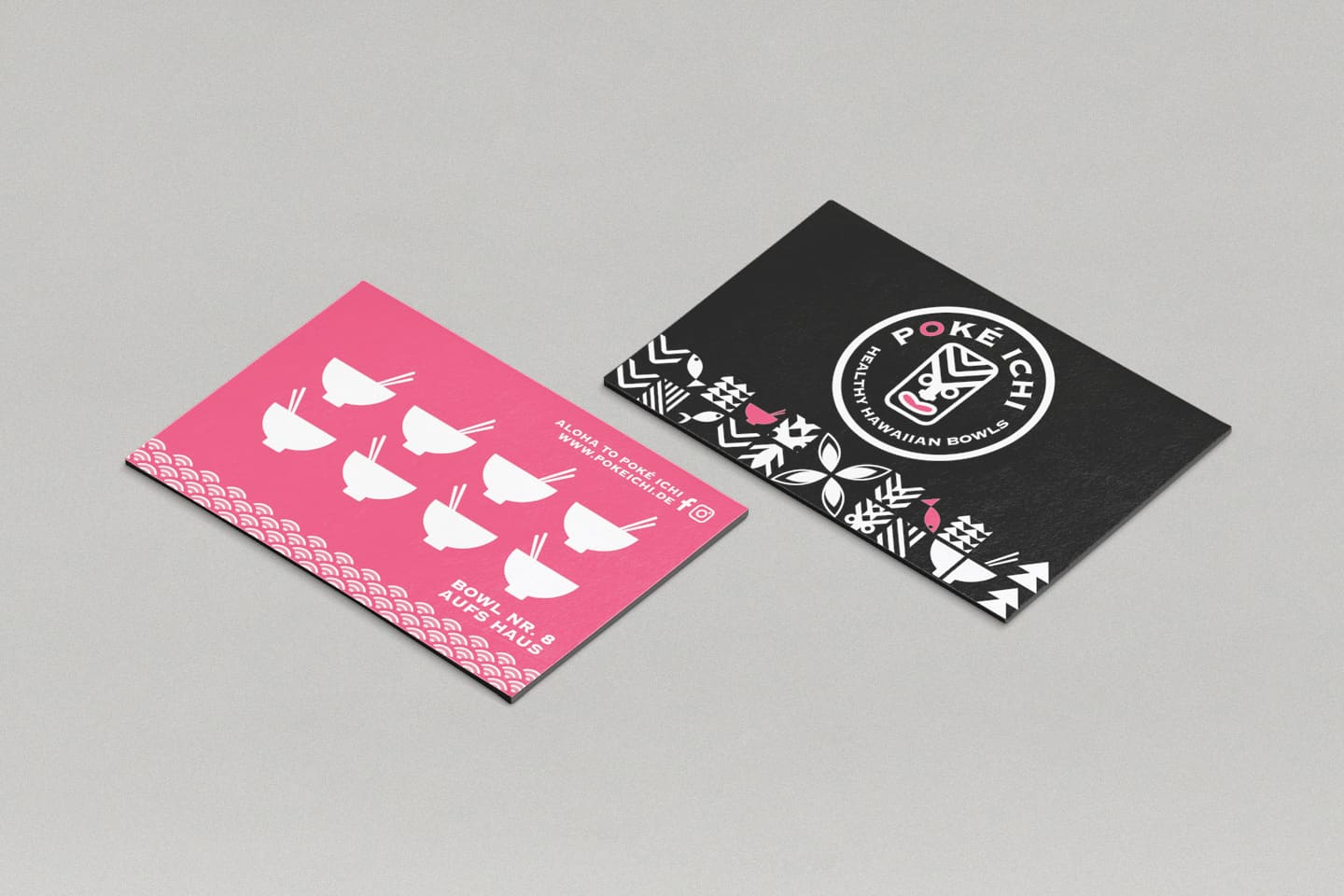 BFGA Werbeagentur | Poke Ichi Stempelkarten Design 