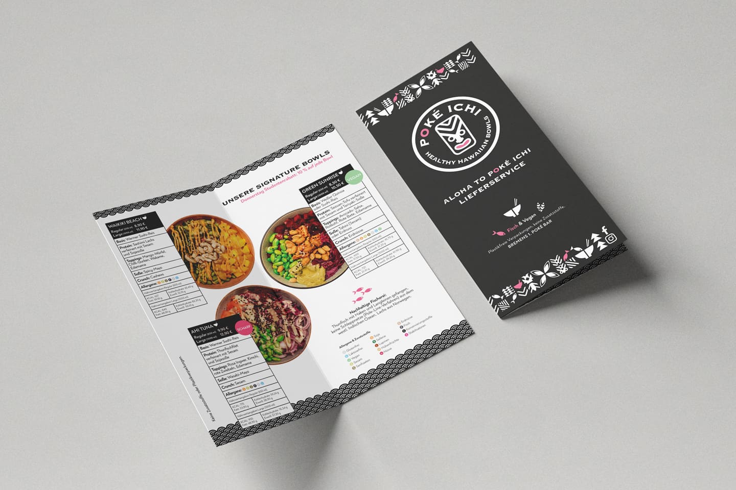 BFGA Werbeagentur | Poke Ichi Flyerdesign bremen 