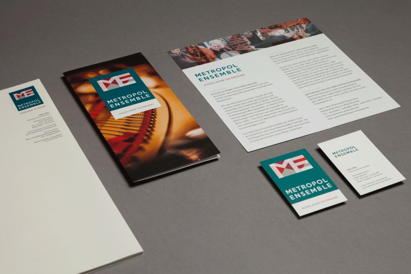 BFGA Werbeagentur Bremen | Metropol Ensemble Mockups Businesslayouts