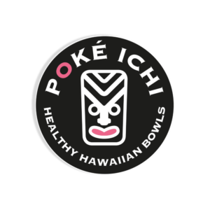 Poke Ichi Logo schwarz weiß pink | Thumbnail Referenz BFGA Werbeagentur Bremen